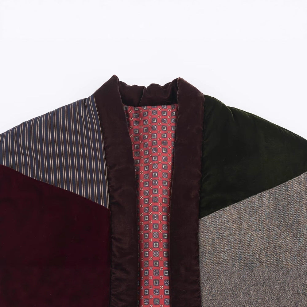 Kira — Quilted Patchwork Puffer Vest (2), Rosewood Virginia