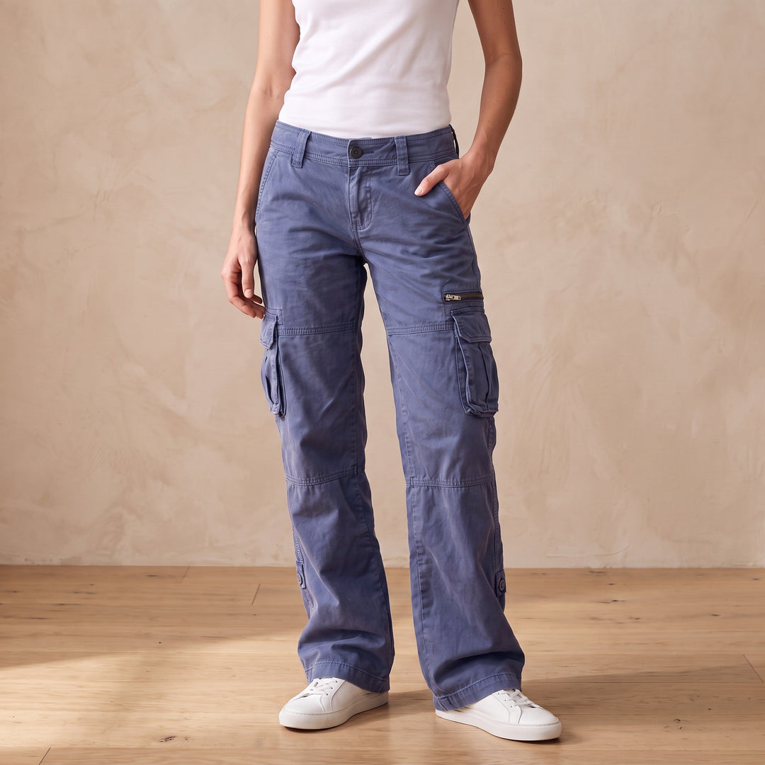 Lea — Relaxed Wide Leg Cargo Pants (2), Rosewood Virginia