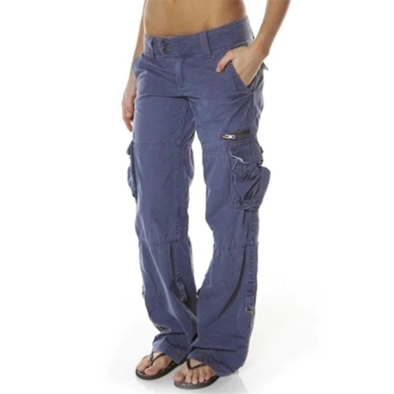 Lea — Relaxed Wide Leg Cargo Pants (6), Rosewood Virginia