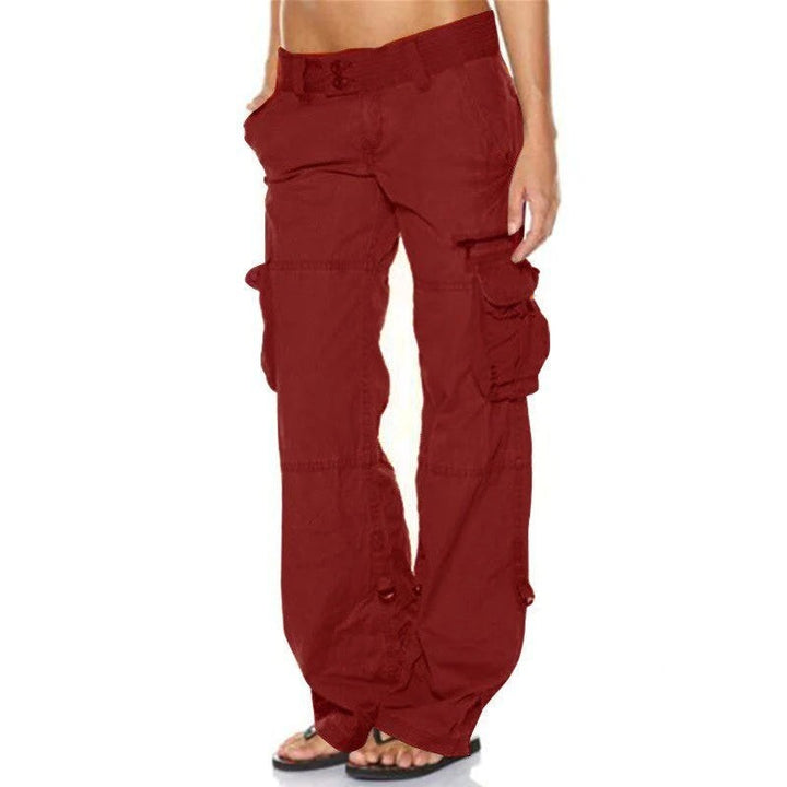 Lea — Relaxed Wide Leg Cargo Pants (8), Rosewood Virginia