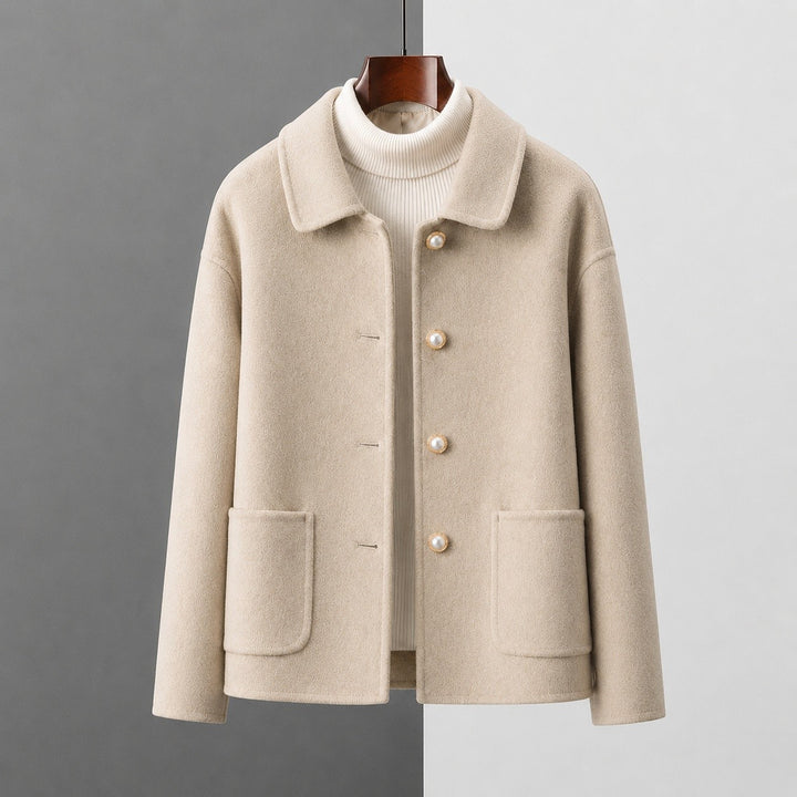 Lorna — Soft Cropped Wool Coat (5), Rosewood Virginia