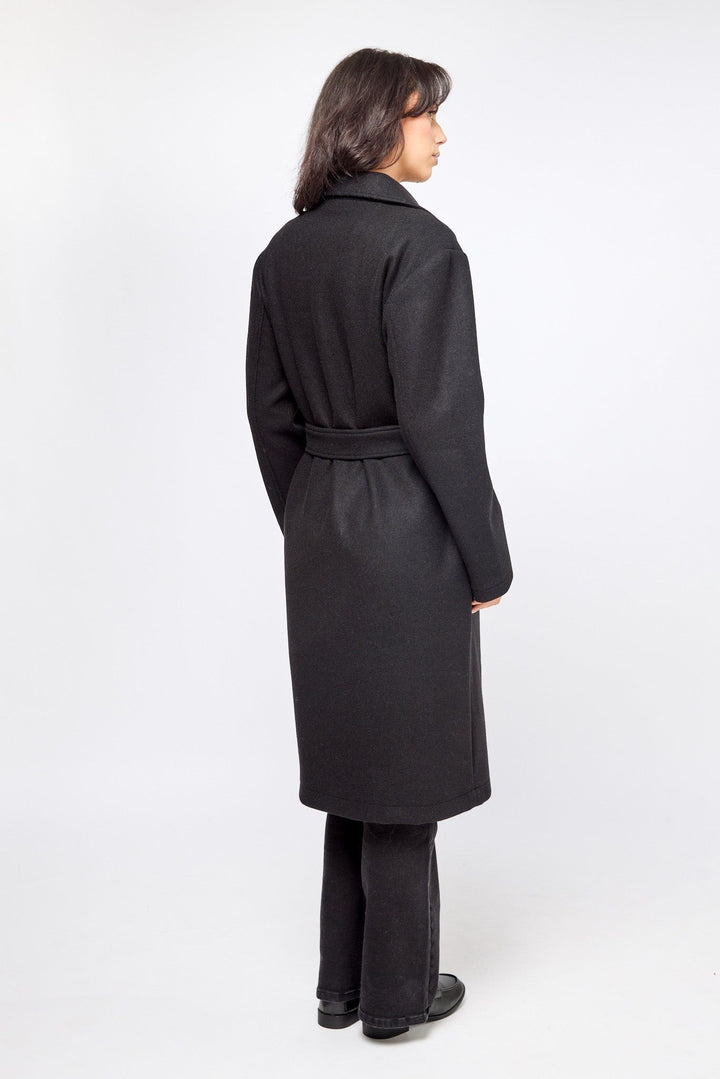 Maeve — Classic Belted Wool Coat (7), Rosewood Virginia