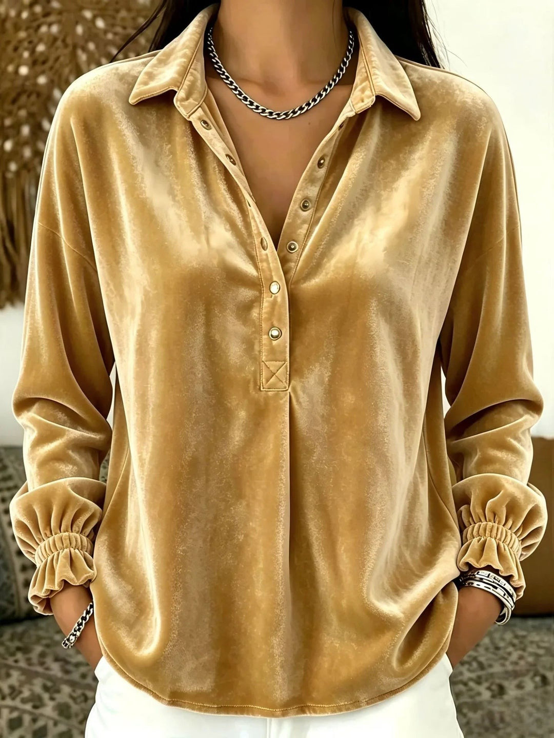Marigold — Festive Velvet Christmas Cardigan, Rosewood Virginia