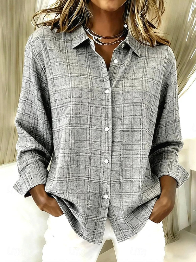 Martine — Relaxed Plaid Flannel Shirt (2), Rosewood Virginia