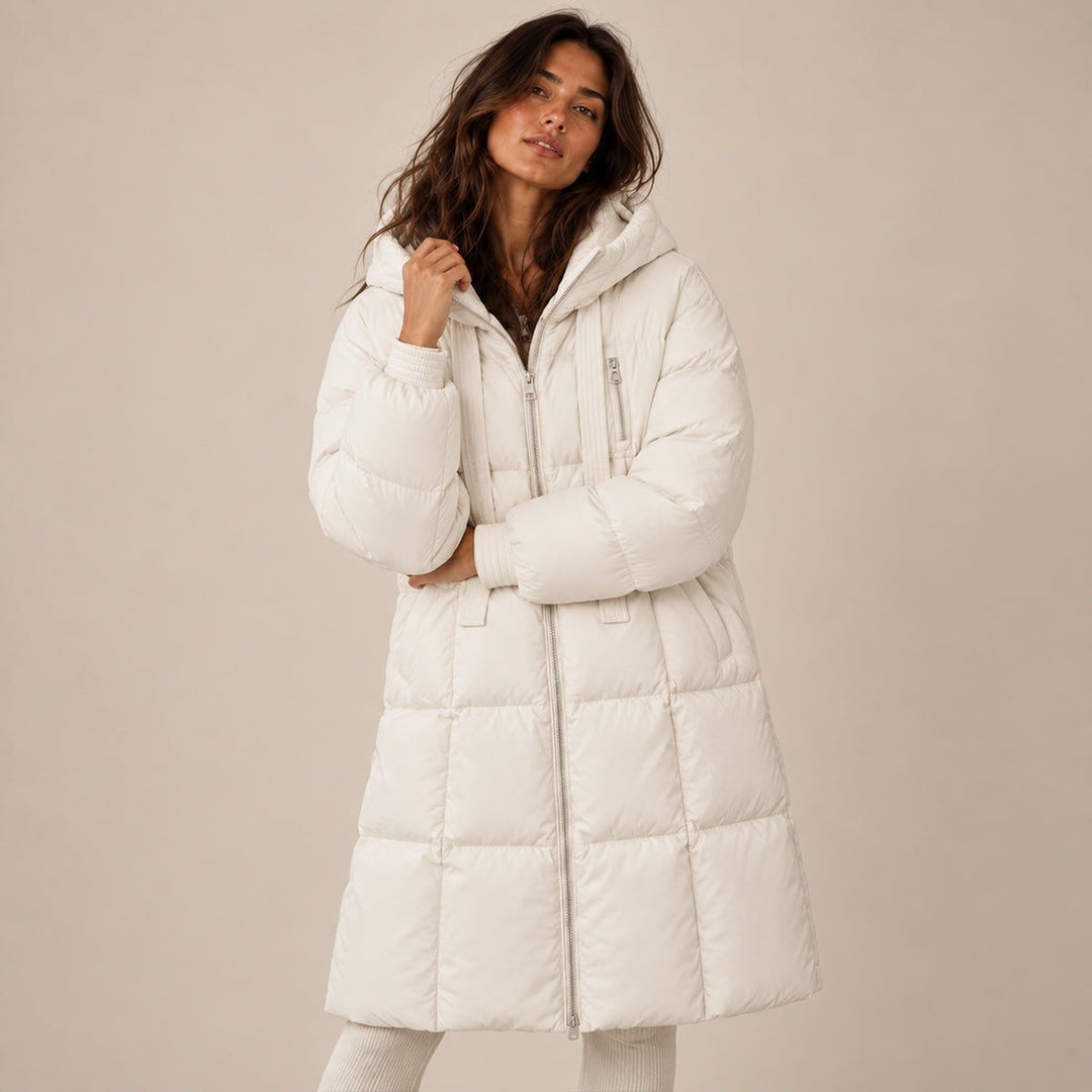 Nerissa — Cozy Long Hooded Puffer Coat (5), Rosewood Virginia