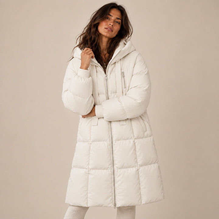 Nerissa — Cozy Long Hooded Puffer Coat (5), Rosewood Virginia