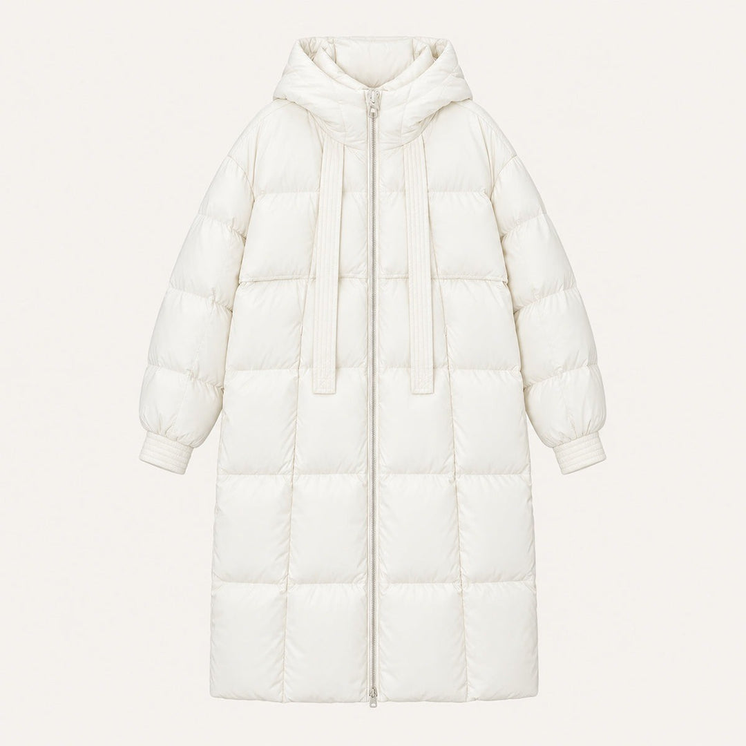 Nerissa — Cozy Long Hooded Puffer Coat (6), Rosewood Virginia