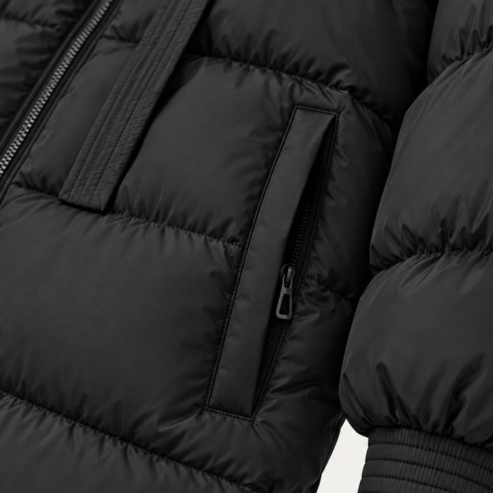 Nerissa — Cozy Long Hooded Puffer Coat (8), Rosewood Virginia