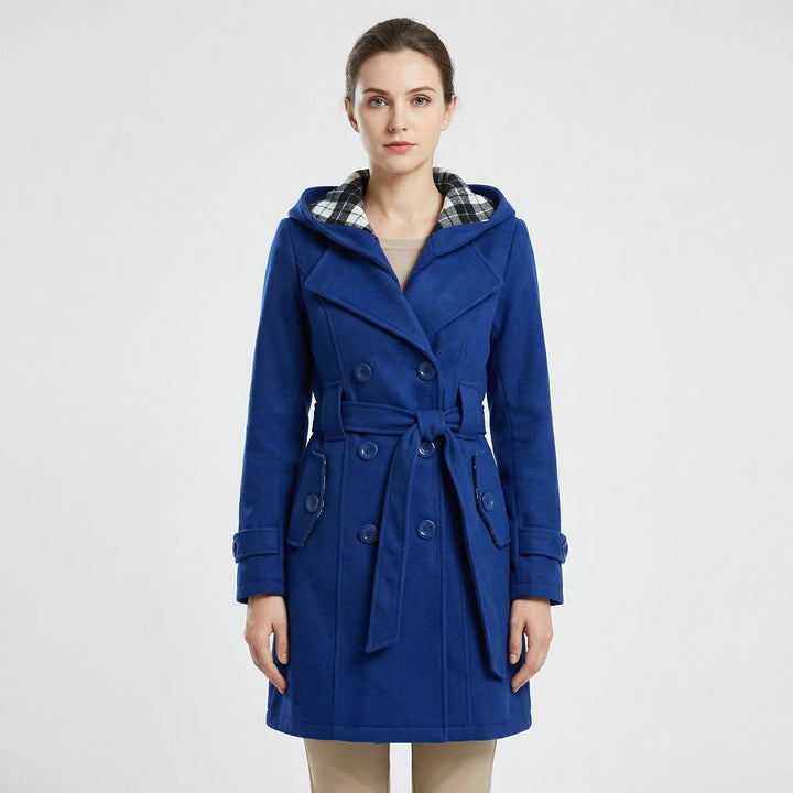 Nola — Belted Hooded Trench Coat (7), Rosewood Virginia