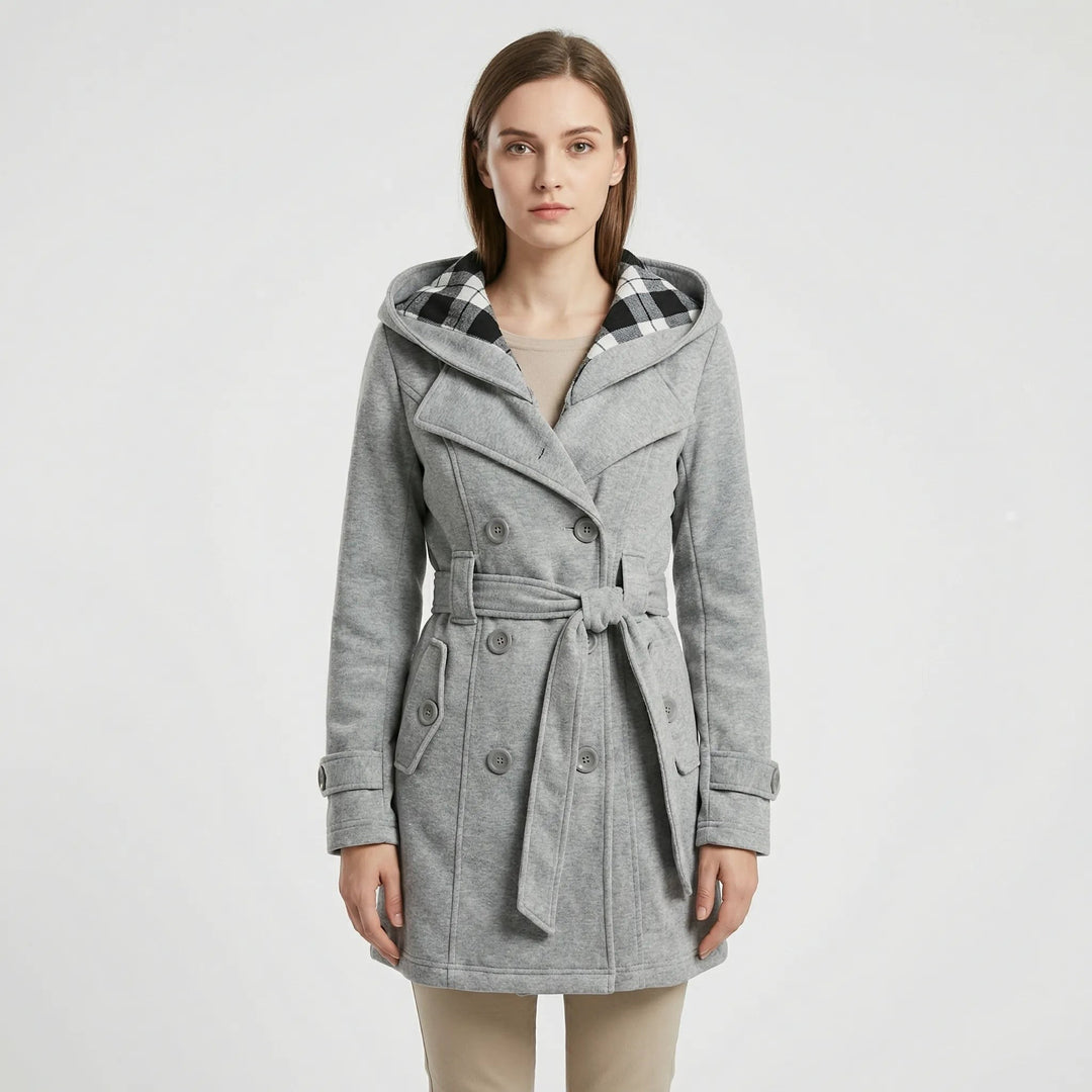 Nola — Belted Hooded Trench Coat (8), Rosewood Virginia