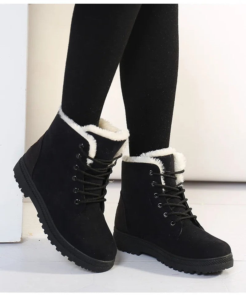 Aurelienne — Orthopedic Comfortable Lace Up Winter Boots for Women