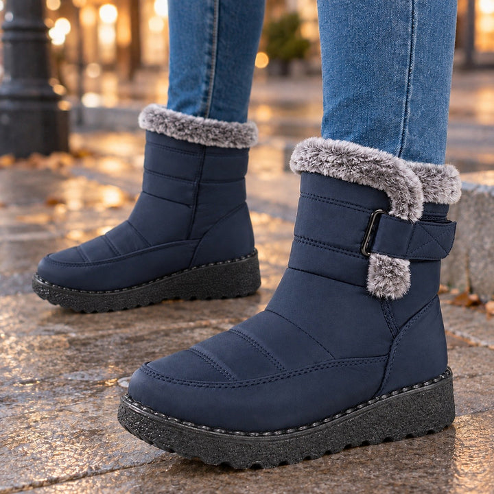 Pearl — Warm Quilted Ankle Boots (4), Rosewood Virginia
