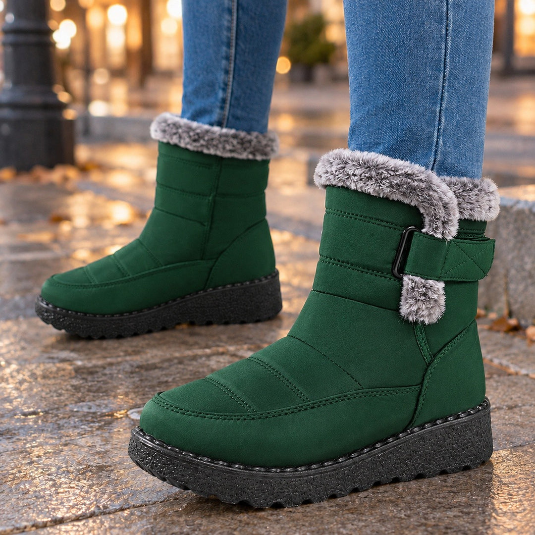 Pearl — Warm Quilted Ankle Boots (5), Rosewood Virginia