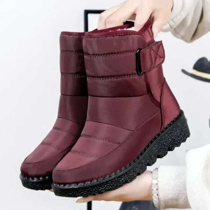 Irenee — Quilted Waterproof Ankle Snow Boots for Women
