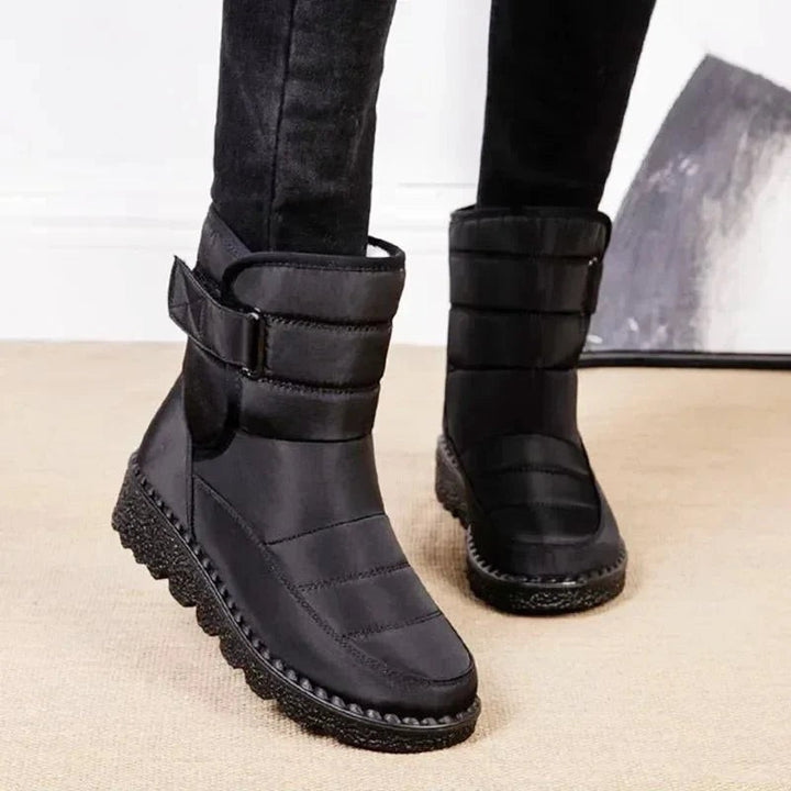 Irenee — Quilted Waterproof Ankle Snow Boots for Women