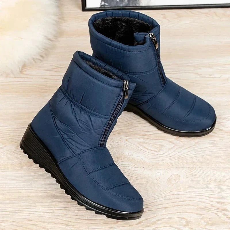 Irenee — Quilted Waterproof Ankle Snow Boots for Women