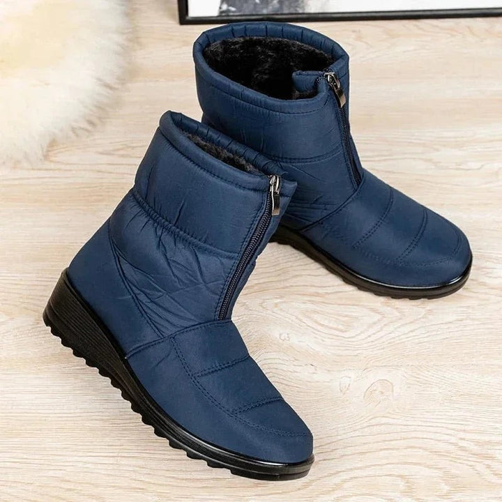 Irenee — Quilted Waterproof Ankle Snow Boots for Women