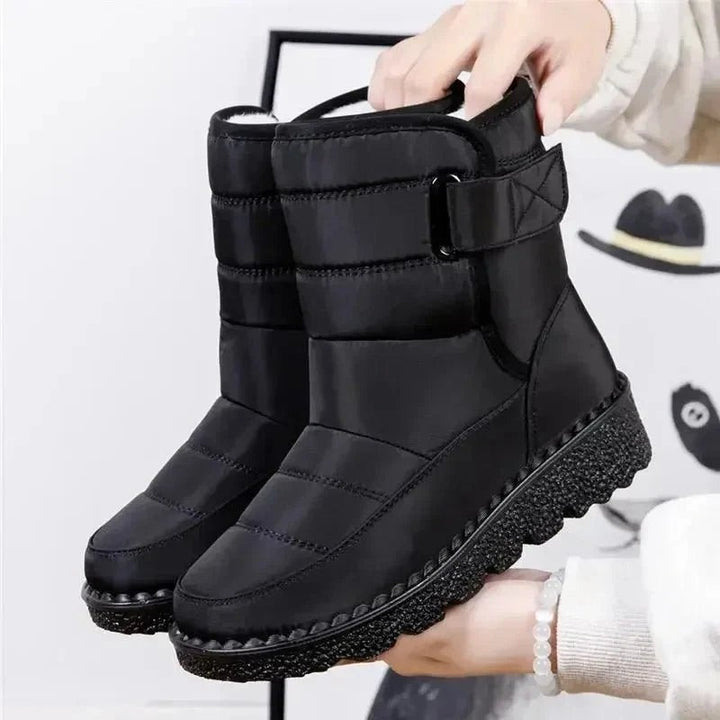 Irenee — Quilted Waterproof Ankle Snow Boots for Women