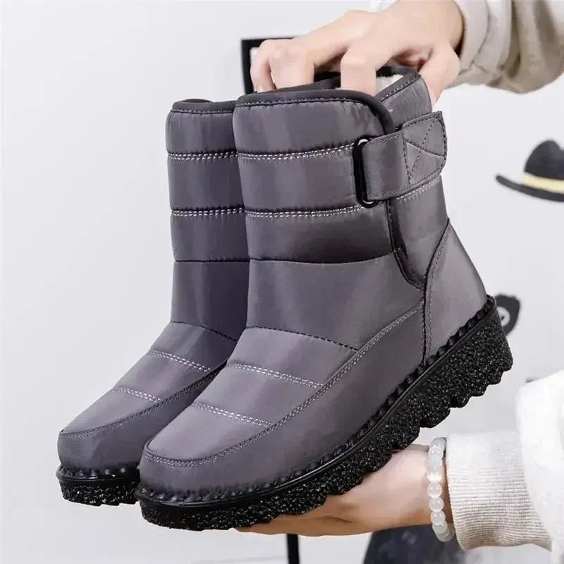 Irenee — Quilted Waterproof Ankle Snow Boots for Women