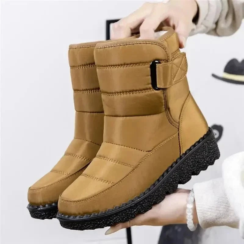 Irenee — Quilted Waterproof Ankle Snow Boots for Women