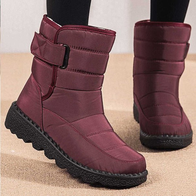 Irenee — Quilted Waterproof Ankle Snow Boots for Women