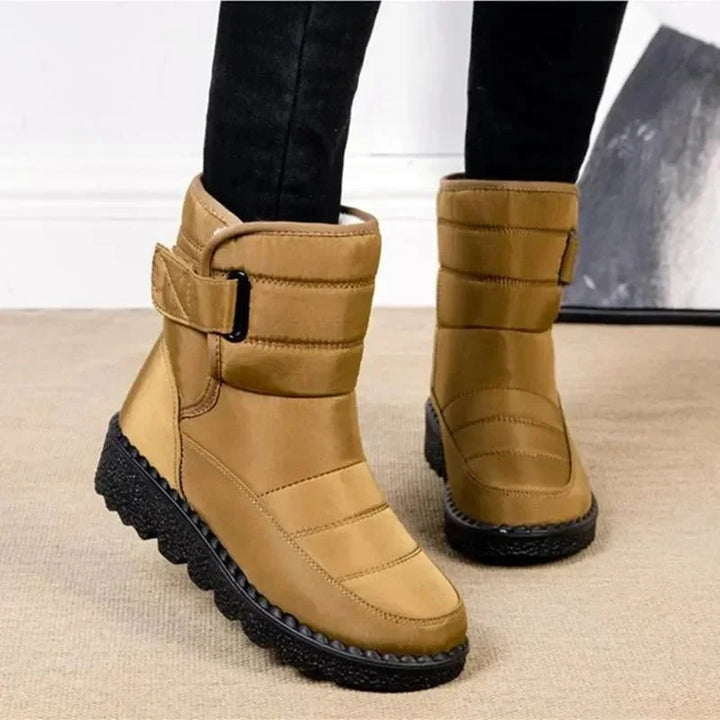 Irenee — Quilted Waterproof Ankle Snow Boots for Women