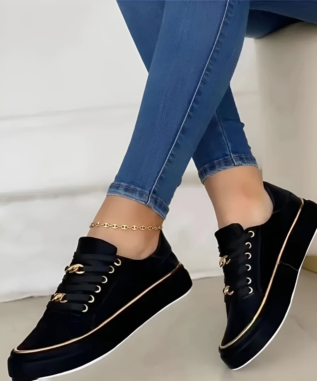 Solenne — Casual Lace Up Sneakers (2), Rosewood Virginia