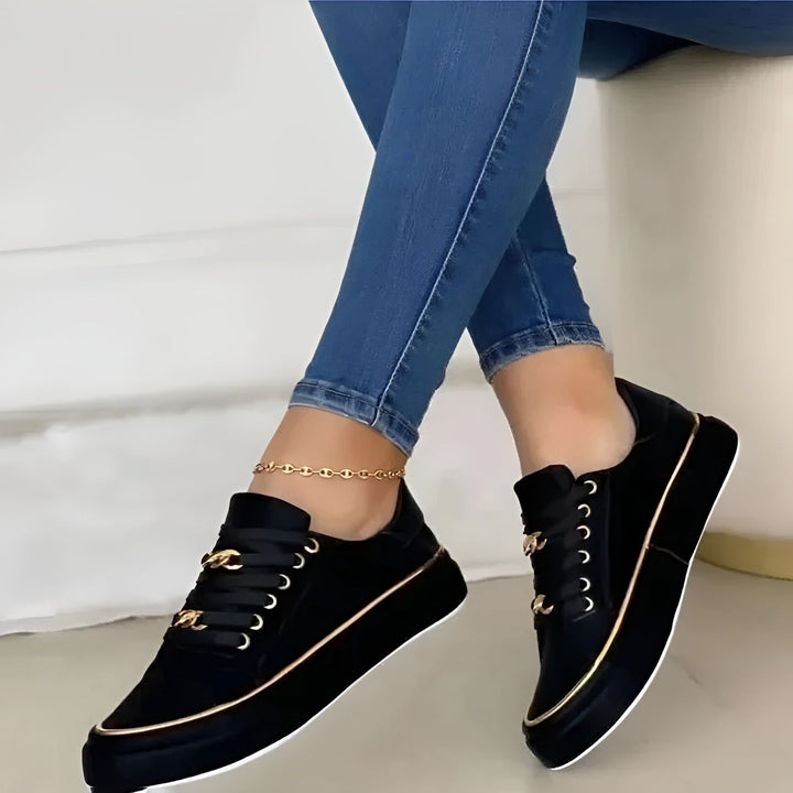 Solenne — Casual Lace Up Sneakers (6), Rosewood Virginia