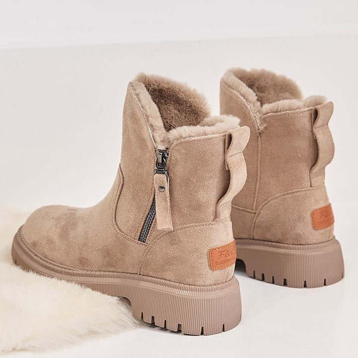 Melusine — Suede Warm Winter Ankle Boots for Women