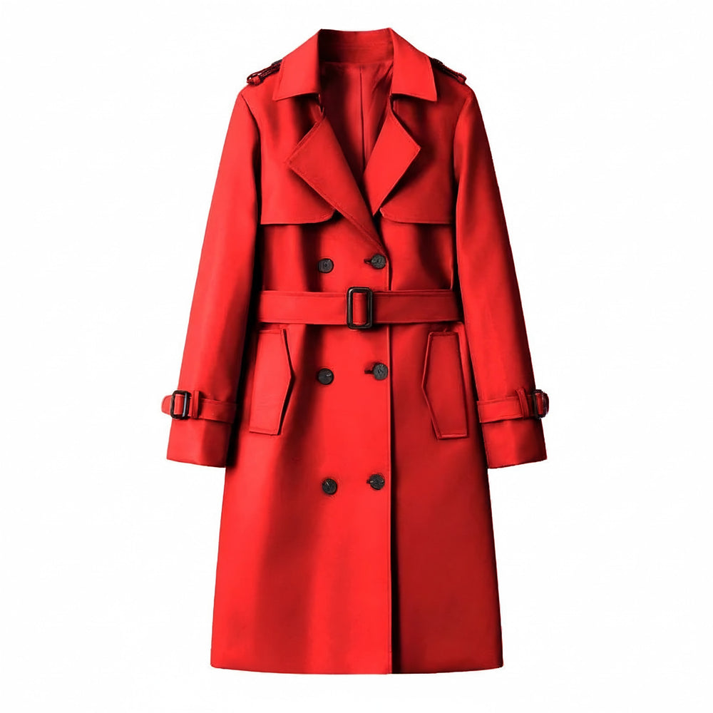 Tamsin — Elegant Double Breasted Trench Coat (2), Rosewood Virginia