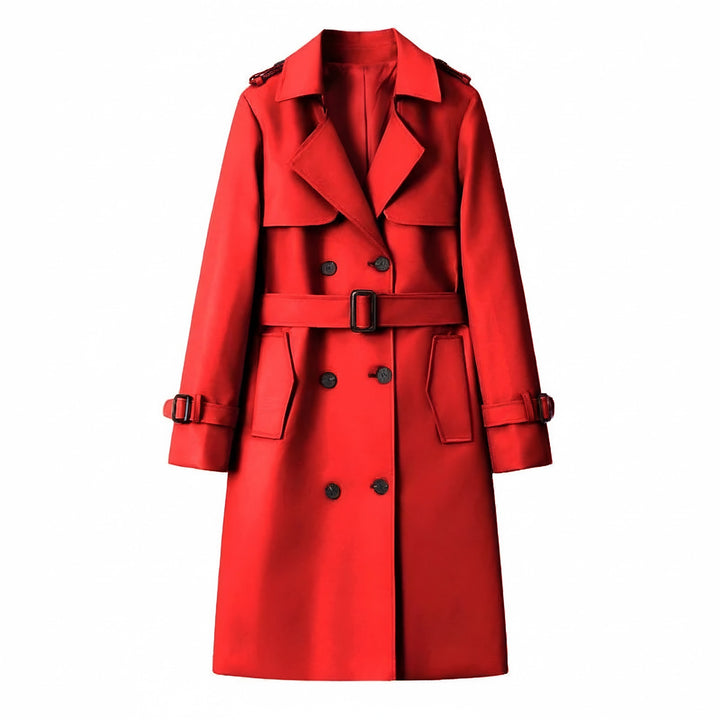 Tamsin — Elegant Double Breasted Trench Coat (2), Rosewood Virginia