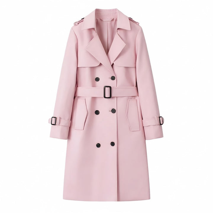 Tamsin — Elegant Double Breasted Trench Coat (3), Rosewood Virginia