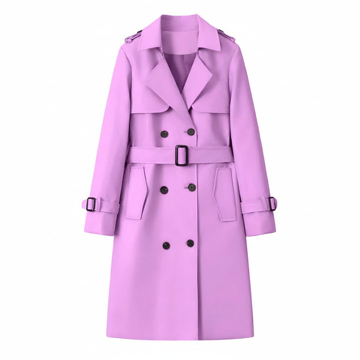 Tamsin — Elegant Double Breasted Trench Coat (4), Rosewood Virginia