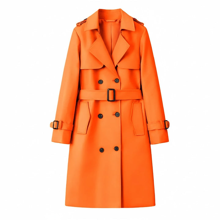 Tamsin — Elegant Double Breasted Trench Coat (7), Rosewood Virginia