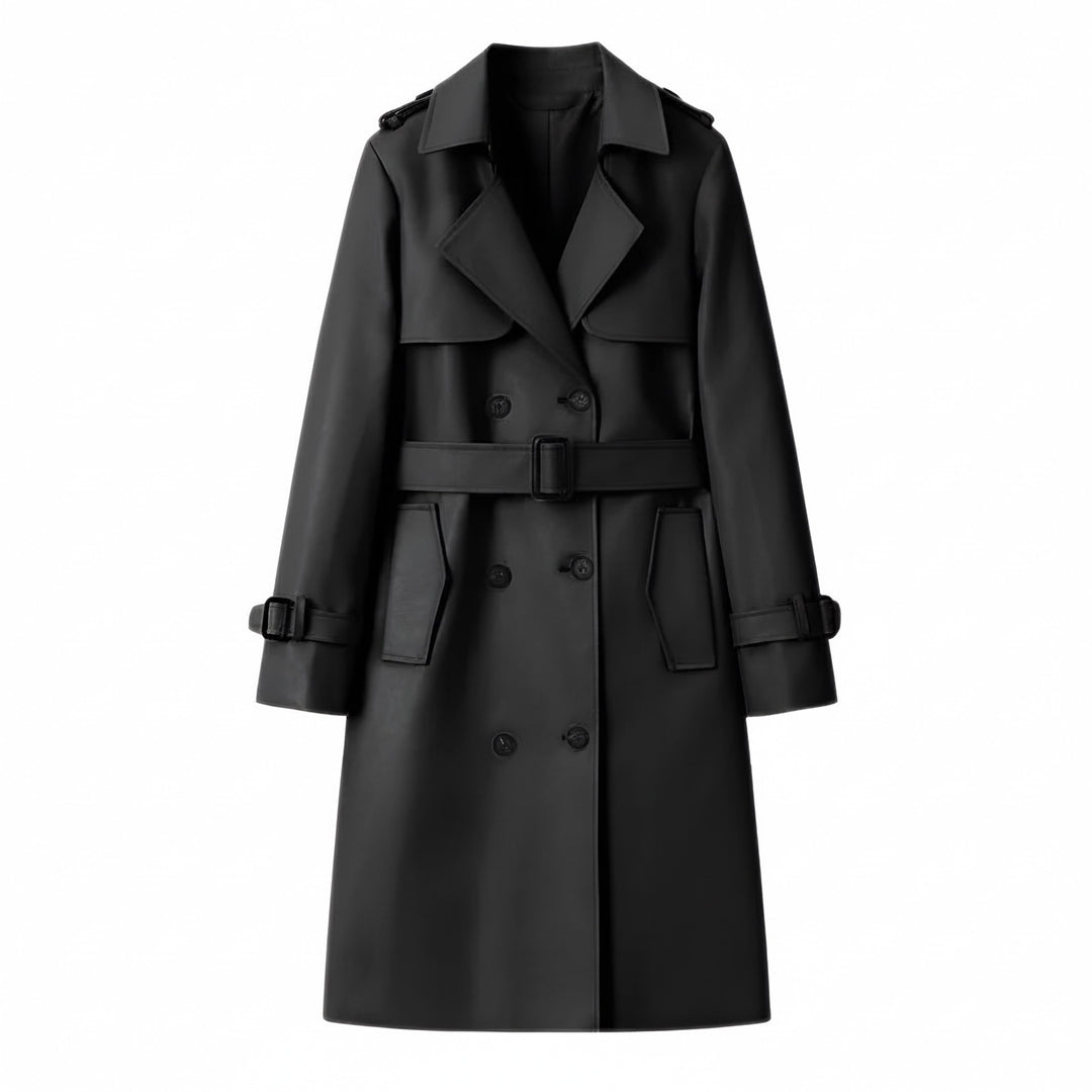 Tamsin — Elegant Double Breasted Trench Coat (8), Rosewood Virginia