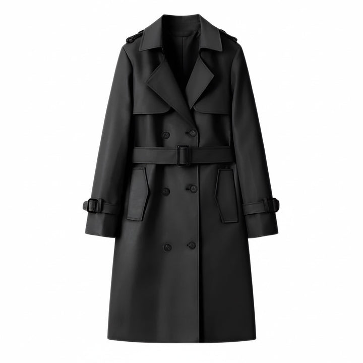 Tamsin — Elegant Double Breasted Trench Coat (8), Rosewood Virginia