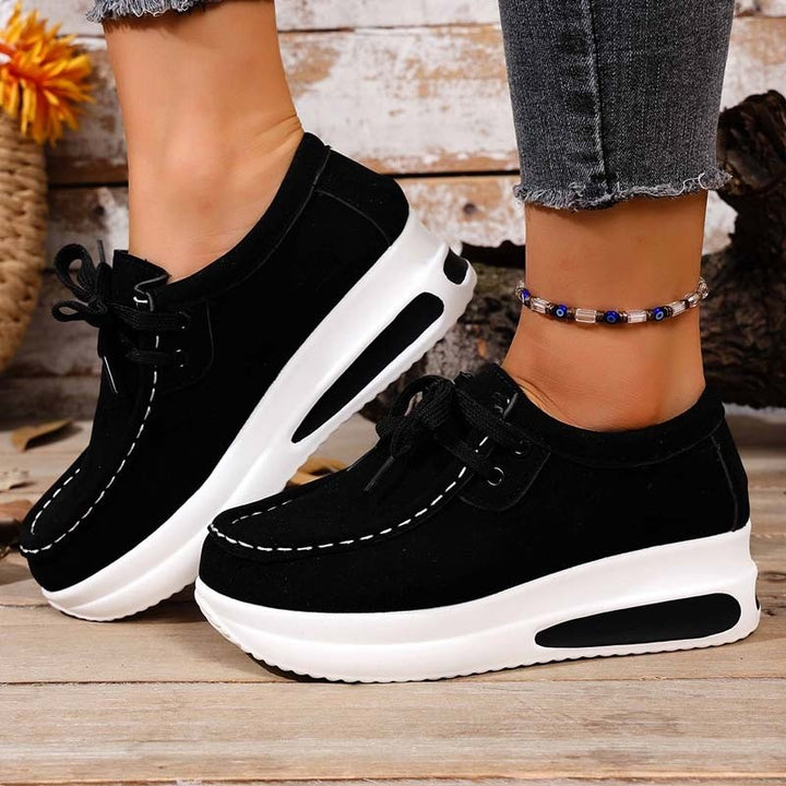 Tilly — Platform Chunky Sneakers, Rosewood Virginia