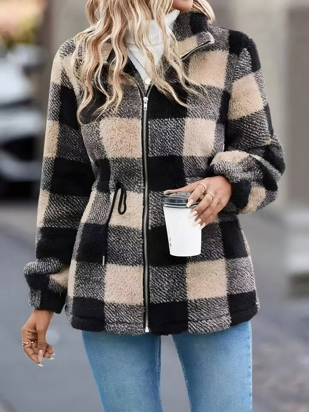 Yvaine — Cozy Plaid Flannel Shirt Jacket (2), Rosewood Virginia
