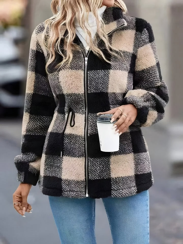 Yvaine — Cozy Plaid Flannel Shirt Jacket (2), Rosewood Virginia
