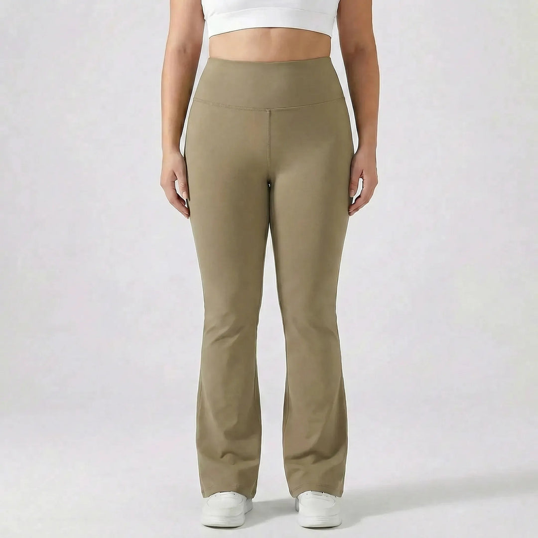 Zenaide — High Waisted Flare Bootcut Leggings (5), Rosewood Virginia