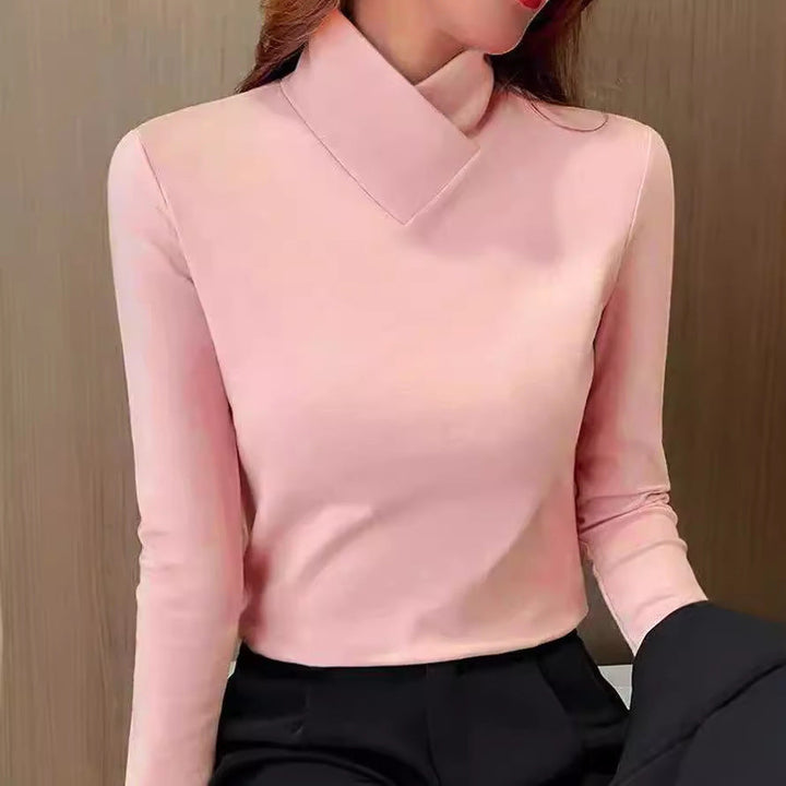 Antoinette | Swept Asymmetric Wrap Knit Top for Women