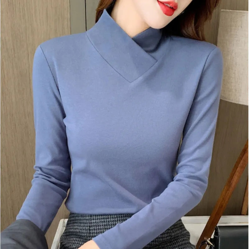 Antoinette | Swept Asymmetric Wrap Knit Top for Women