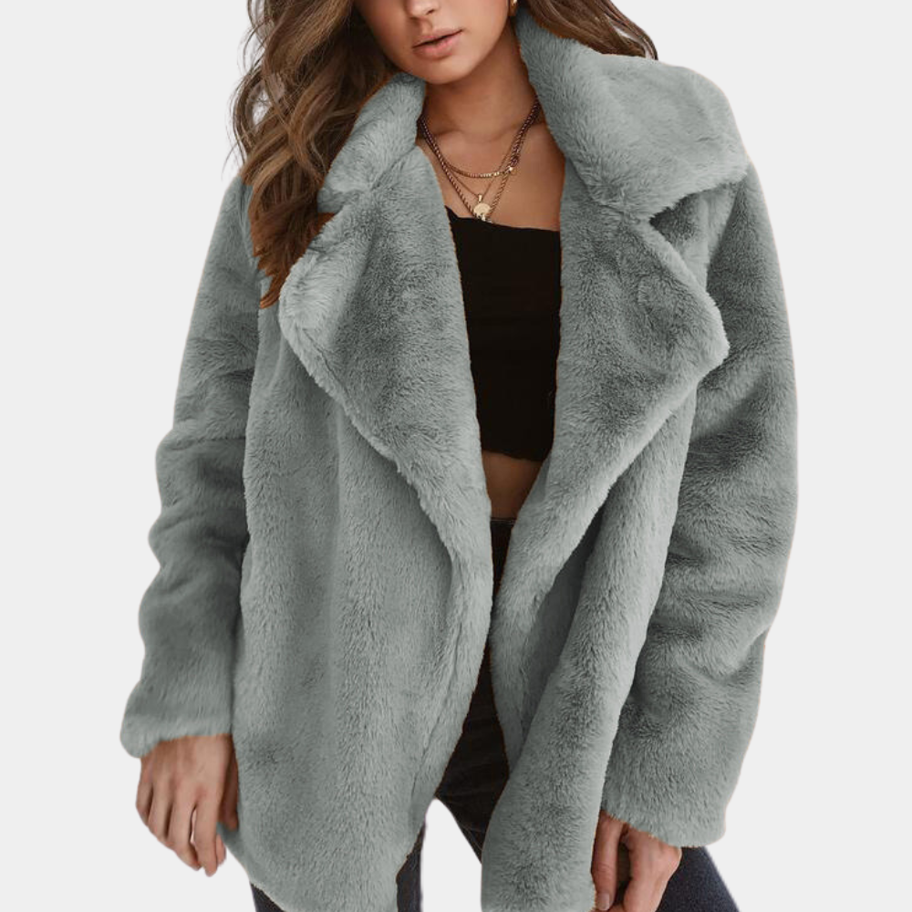 Melisande | Tufted Teddy Fleece Winter Coat for Women