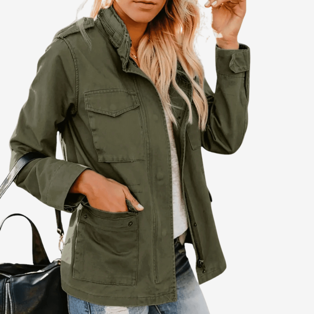 Marguerite | Crisp Utility Field Jacket for Women