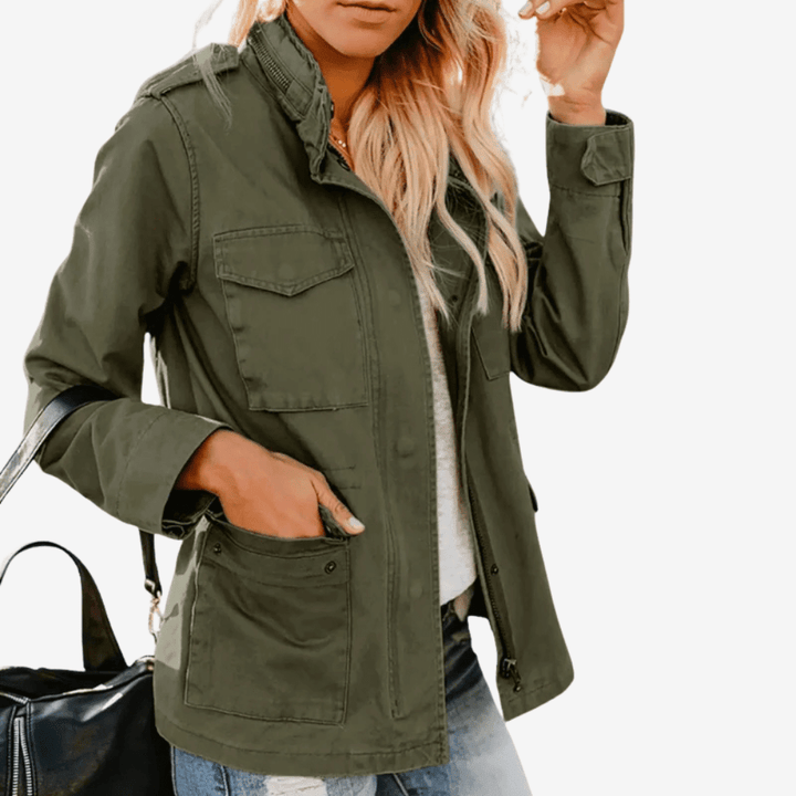 Marguerite | Crisp Utility Field Jacket for Women