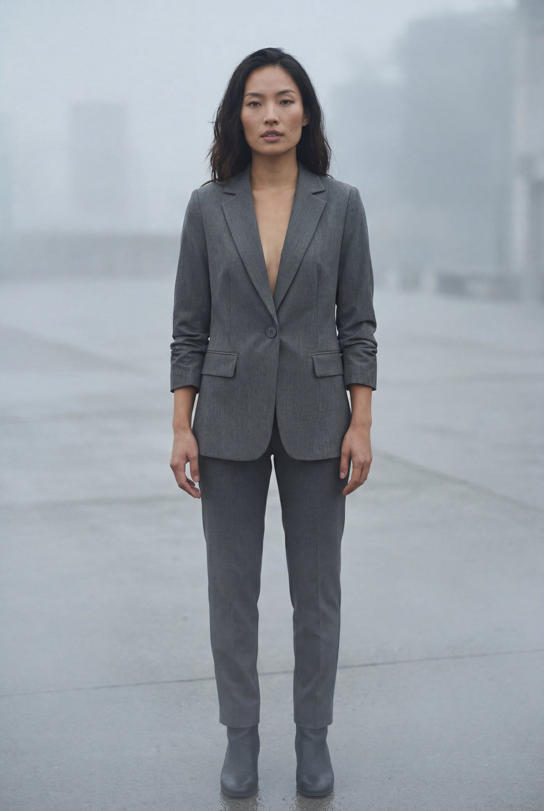 Maelle | Poised Longline Tailored Blazer for Women