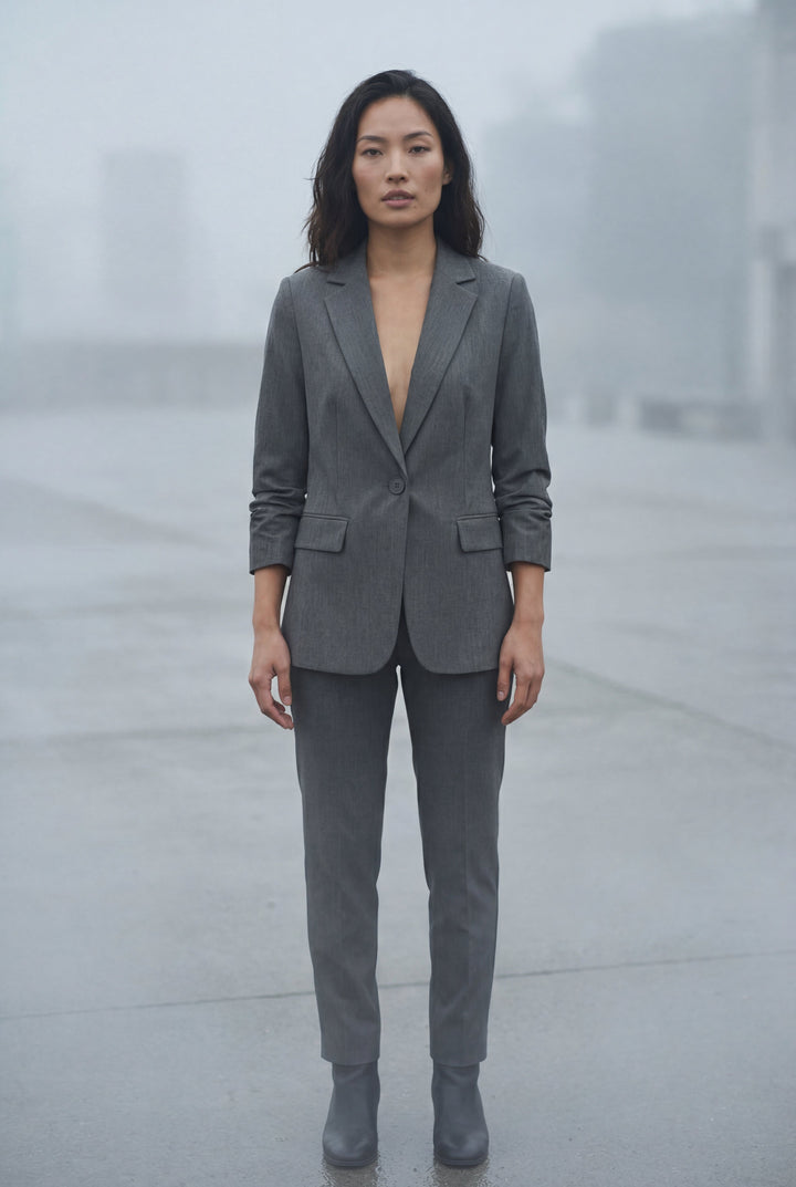 Maelle | Poised Longline Tailored Blazer for Women
