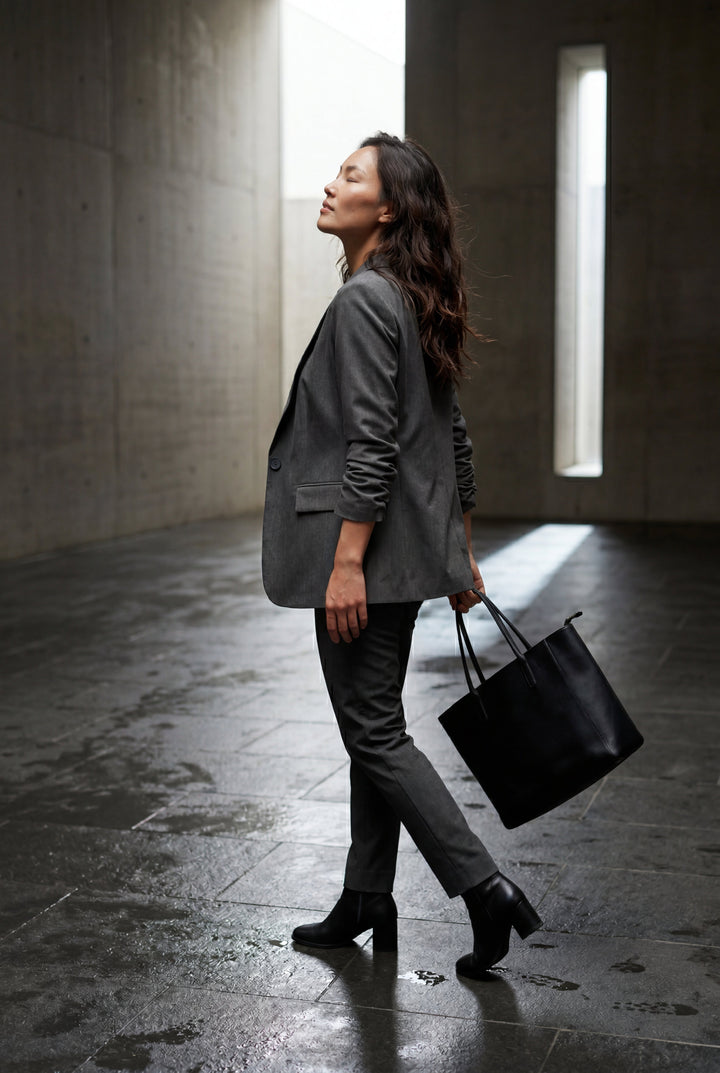 Maelle | Poised Longline Tailored Blazer for Women