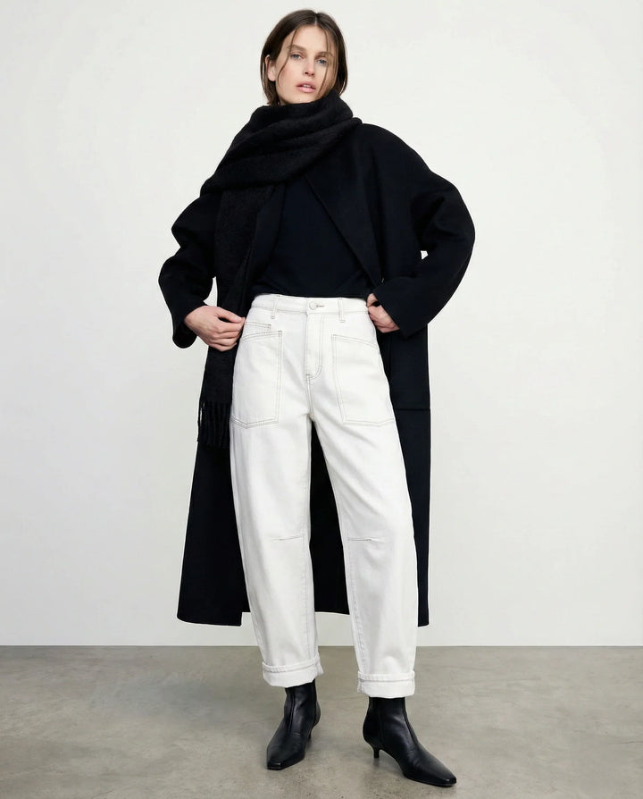 Estelle | Utilitarian Mid Rise Cargo Pocket Jeans for Women