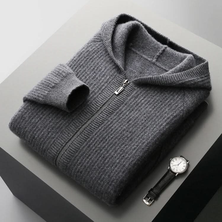 Ava | Swaddled Cashmere Blend Zip Up Hoodie for Women